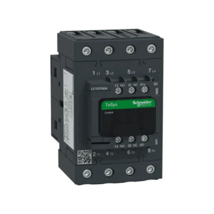 LC1DT60AQ7 | Contactor TeSys D 60A con Bobina 380VAC | Schneider Electric