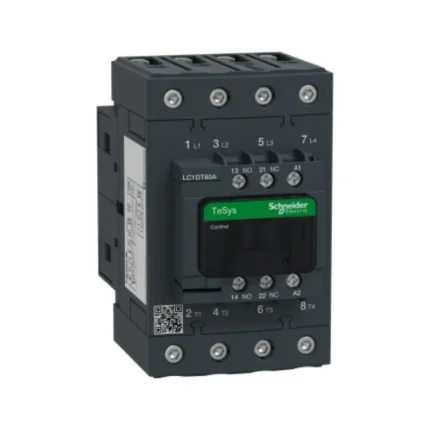 LC1DT80AQ7 | Contactor TeSys D 80A con Bobina 380VAC | Schneider Electric